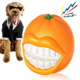 PROKEl Dog Toys Squeak Chew Toys Tough Ballfor Medium Large Extra Aggressive ChewersringDogs Breed Interactive Enduring IndestructibleSqueaky Toy Trai