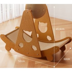 Creative Sisal Mat That Won't Shed Crumbs Cat Scratch Board (Option: Scratch Resistant-Sisal Ball)