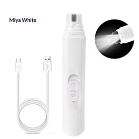 Cat Nail Scissors With Gravity Push Scissors (Option: Chinese Version Packaging-White ordinary style grinding)