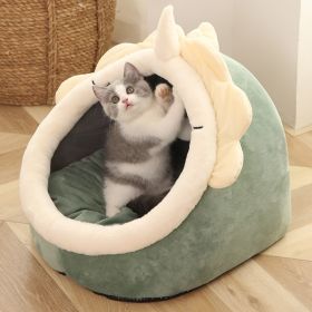 Four Seasons Universal Cat House Villa Home (Option: Green-Ordinary-M)