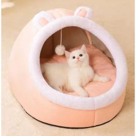 Four Seasons Universal Cat House Villa Home (Option: Pink-Ordinary-S)