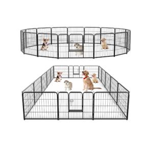 Dog Game Fence Indoor Fence (Option: 16x24double door)